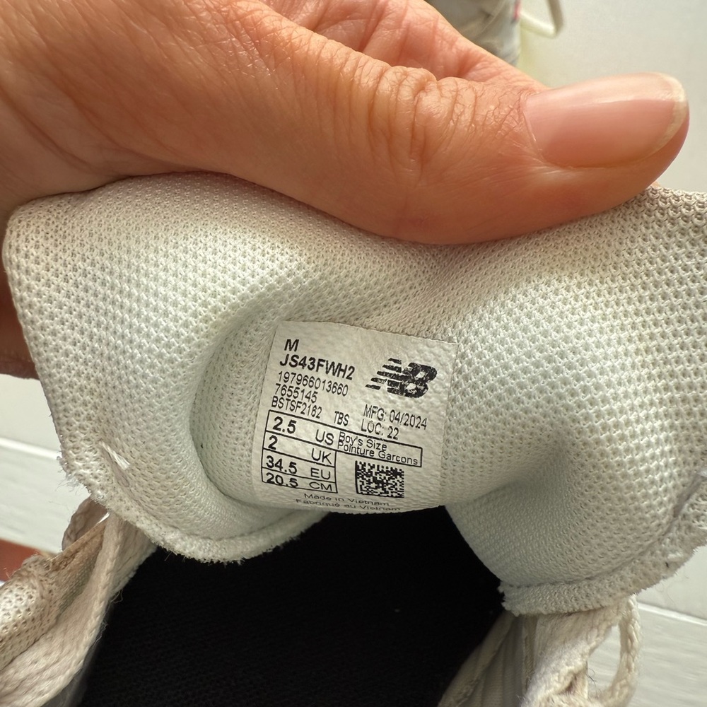 New Balance Off-White Athletic Shoes